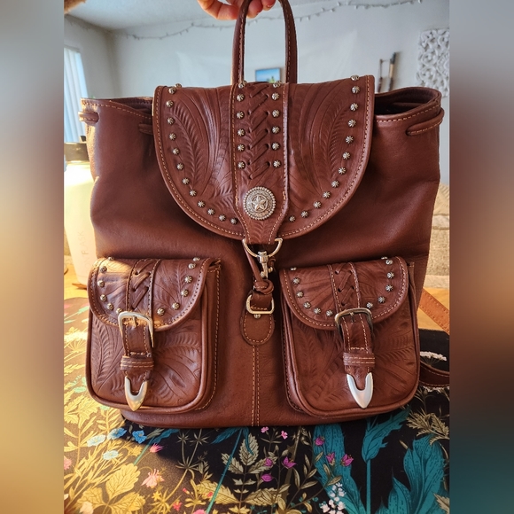 Genuine Leather backpack - Picture 1 of 6